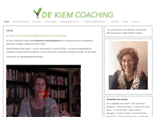 Tablet Screenshot of dekiemcoaching.nl